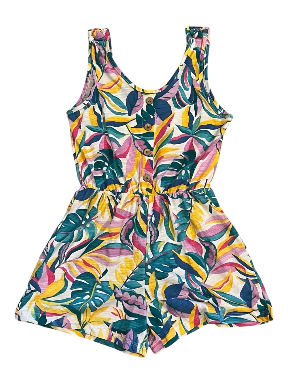Mayoral • Tropical Leaves Romper -  10 (140 cm)